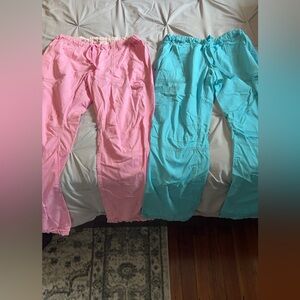 Pink and aqua Koi medium 2 pair